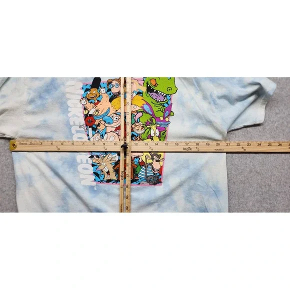 Nickelodeon Rugrats Ren And Stimpy Hey Arnold Crew TV Shows Tie Dye Tee Shirt - Picture 1 of 5